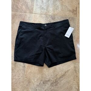 Goodfellow & Co Men's 5" Flat-Front Shorts - Black Size 38 NWT